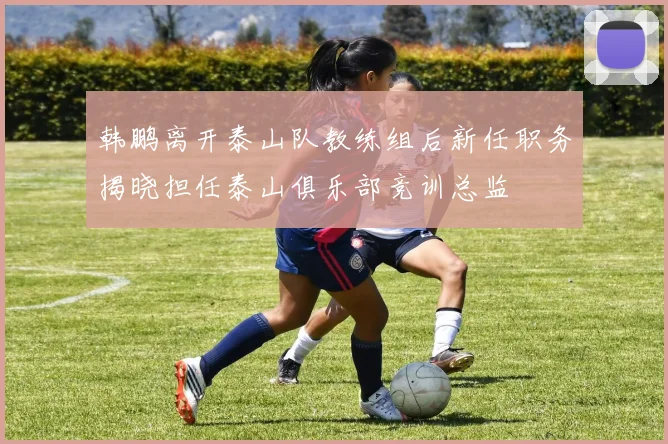 韩鹏离开泰山队教练组后新任职务揭晓担任泰山俱乐部竞训总监