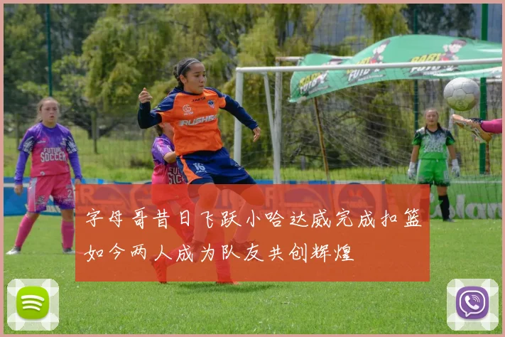 字母哥昔日飞跃小哈达威完成扣篮如今两人成为队友共创辉煌